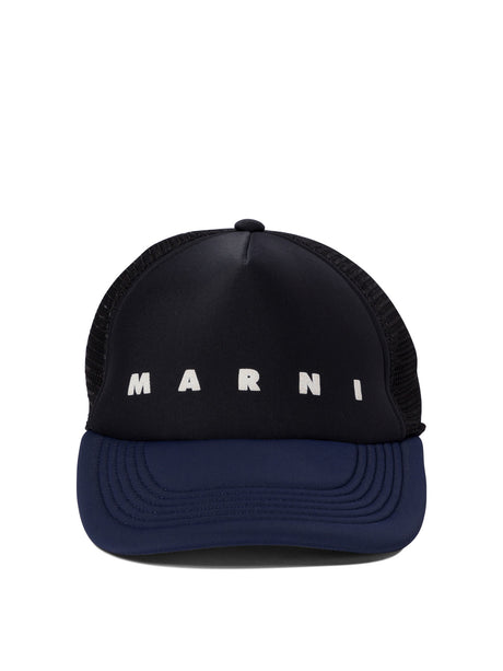 MARNI Contemporary Blue Mini Hat for Men