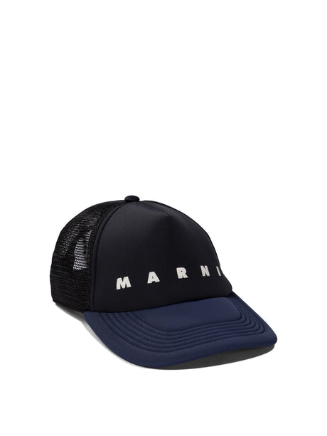 MARNI Contemporary Blue Mini Hat for Men