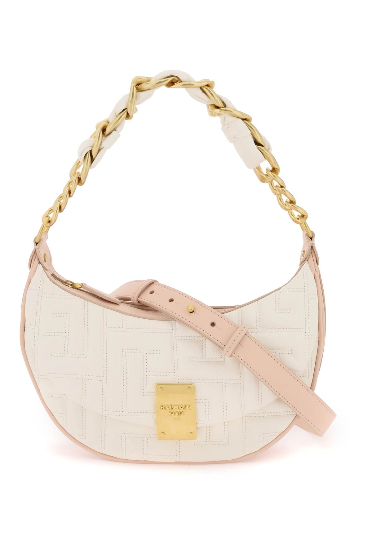 Stylish Quilted Lambskin Hobo Bag with Gold-Tone Hardware