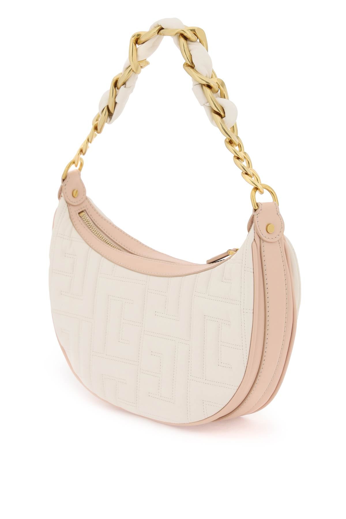 Trendy Quilted Leather Hobo Bag