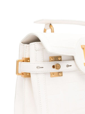 BALMAIN Luxurious Cream Pouch Handbag for Women - SS24 Collection