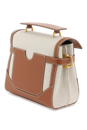 Elevate Your Everyday Style with the BBUZZ by BALMAIN Canvas Crossbody Bag in Beige