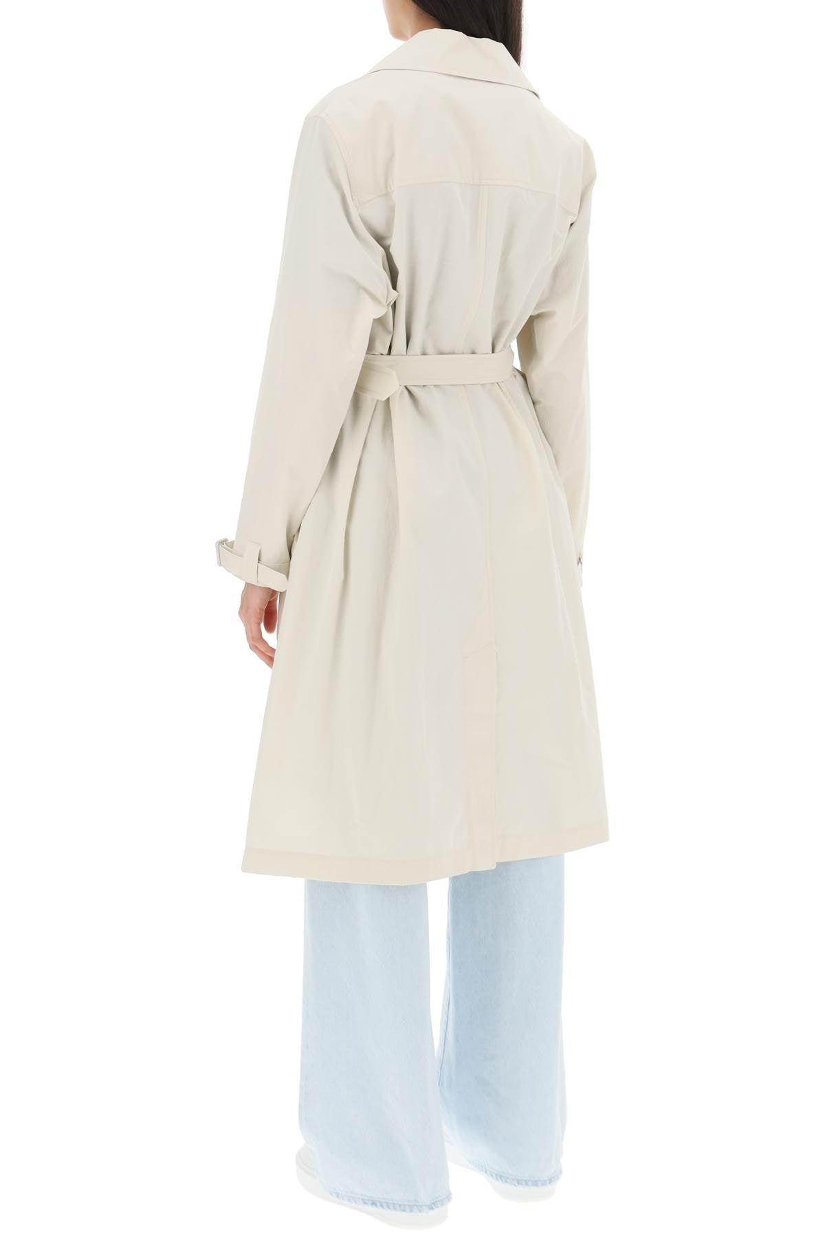 A.P.C. Flared Beige Trench Jacket - Women's Spring/Summer 2024 Collection