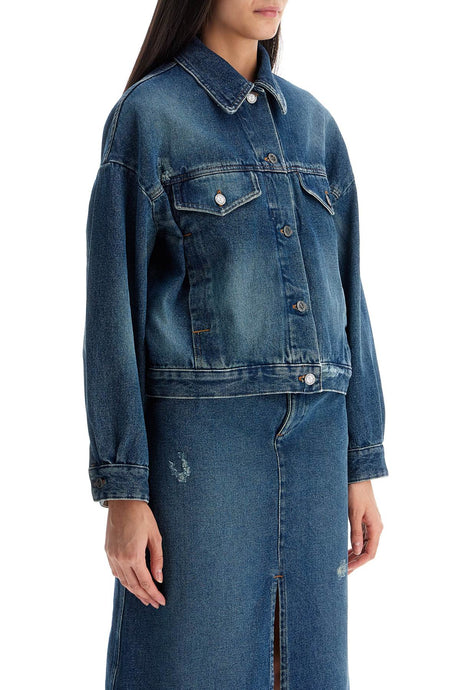 A.P.C. Relaxed Fit Boxy Denim Jacket - Short and Stylish