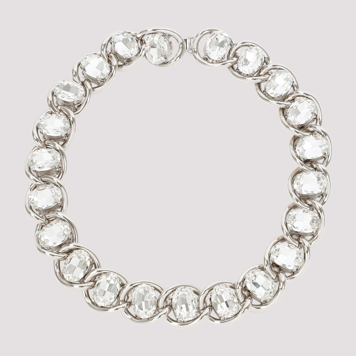 MARNI Silver Crystal Necklace - Fall/Winter 2023