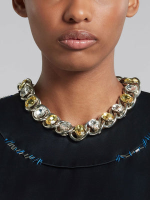 MARNI Sparkling Collar Necklace for Women - SS24