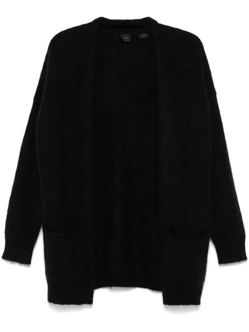 PINKO Open-Front Black Knit Sweater - Women