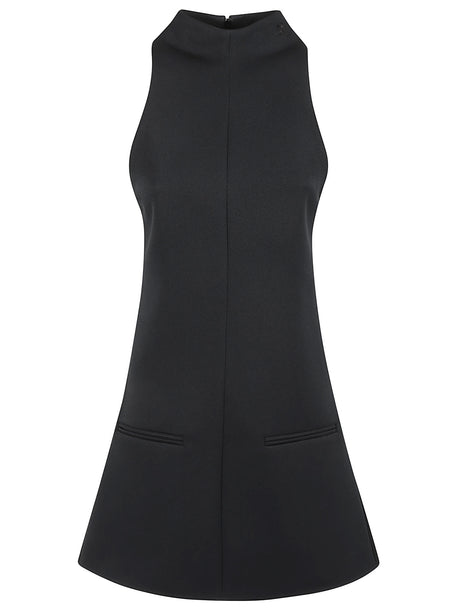 COURREGES Elegant Mock Neck Dress