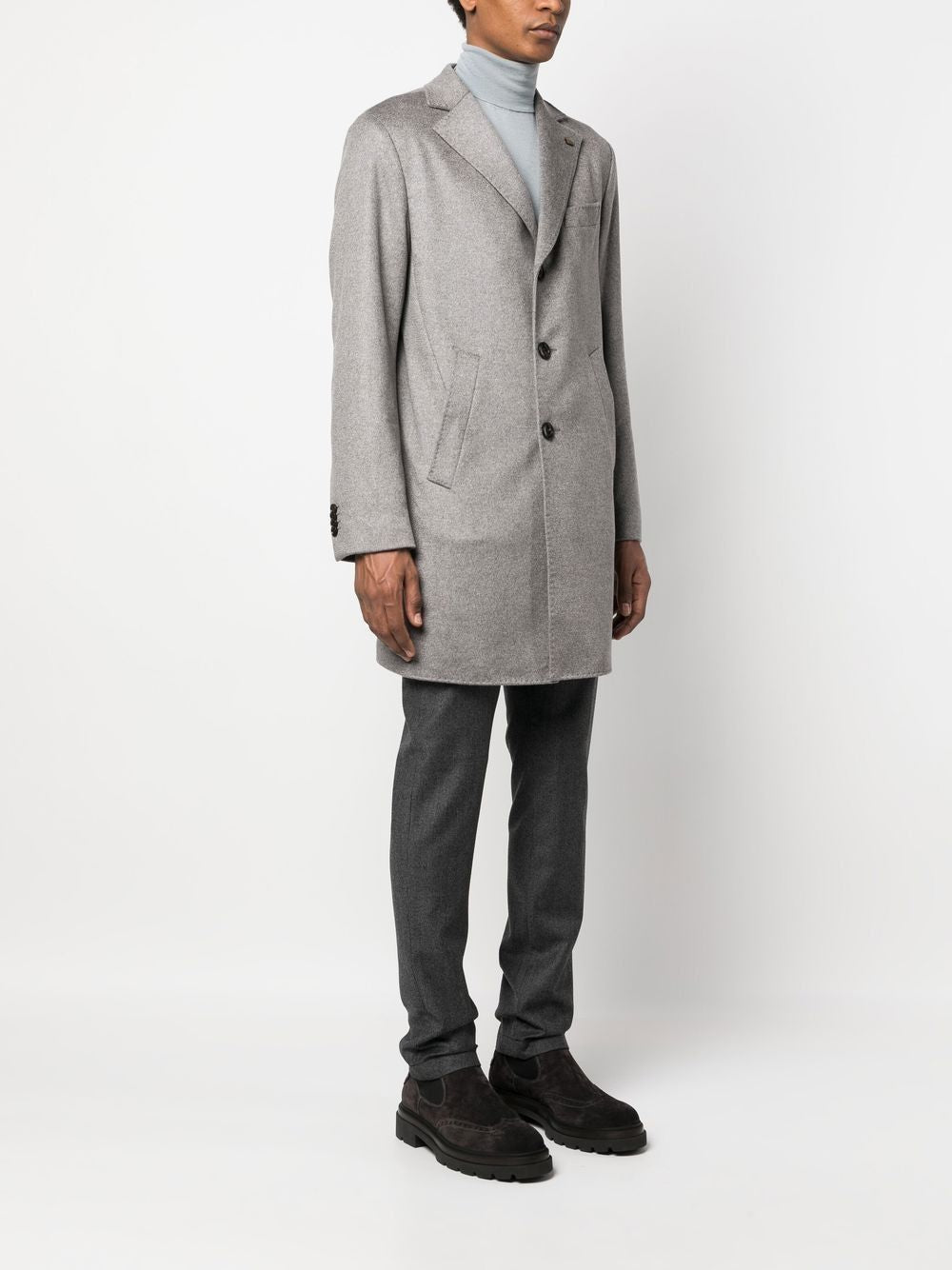 COLOMBO Luxurious Cashmere Jacket for Men in Visone for FW22