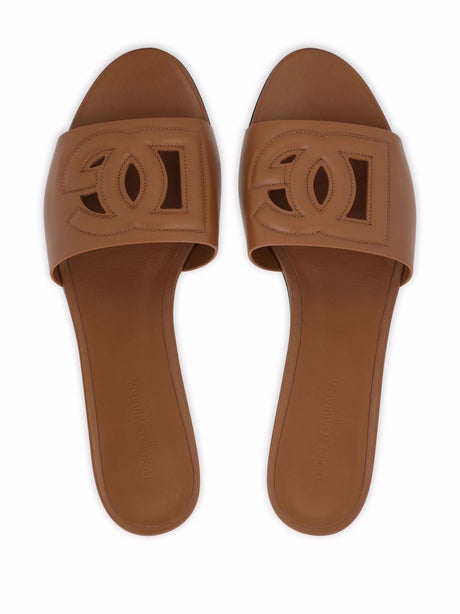 DOLCE & GABBANA Stylish Brown Sandals for Women