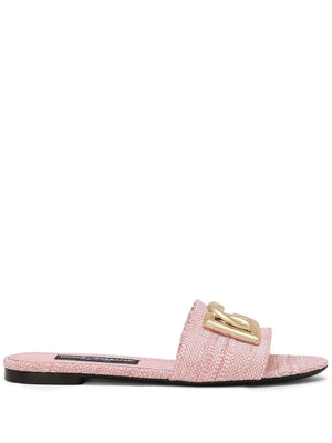 DOLCE & GABBANA Fashionable Pink Women's Sandals - 24SS Collection