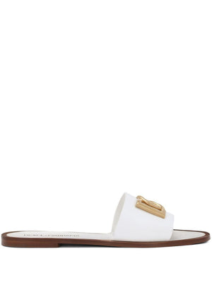 DOLCE & GABBANA Elegant Logo Sandals