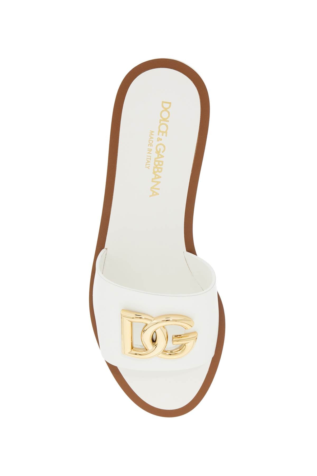 DOLCE & GABBANA Elegant Logo Sandals