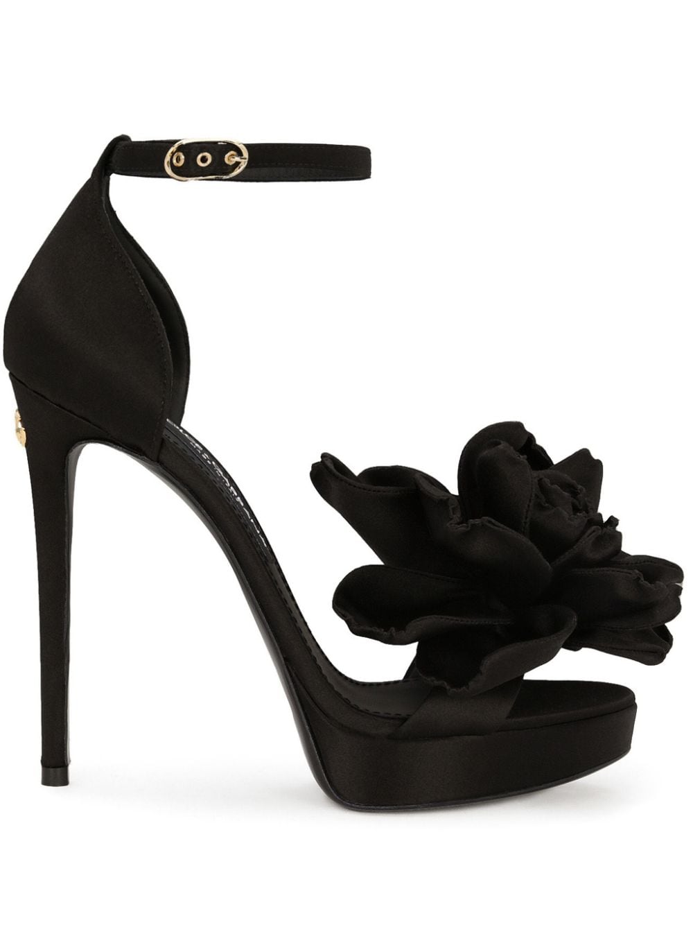 DOLCE & GABBANA Elegant 23FW Black Women's Sandals for Any Occasion