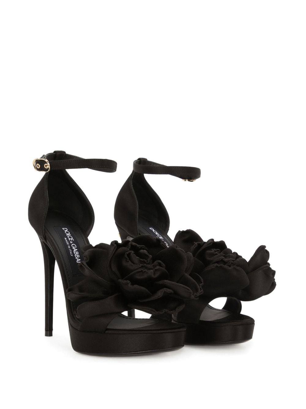 DOLCE & GABBANA Elegant 23FW Black Women's Sandals for Any Occasion