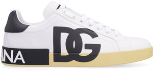 DOLCE & GABBANA Men's Portofino Sneakers with DG Logo