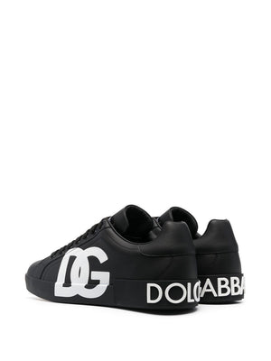 DOLCE & GABBANA Men's Portofino Sneakers with DG Logo