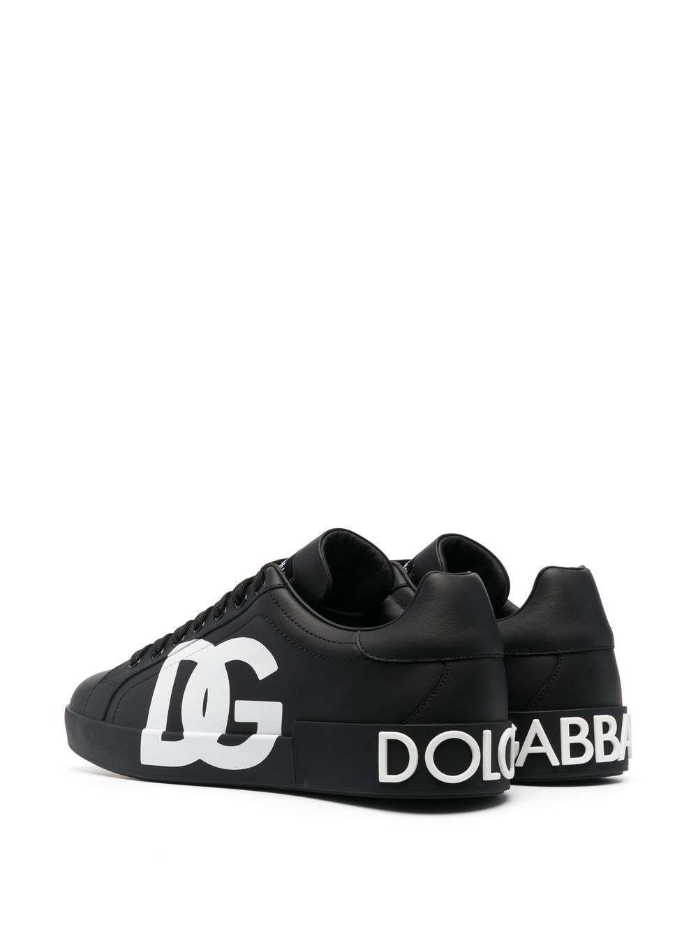 DOLCE & GABBANA Portofino Luxury Leather Sneaker