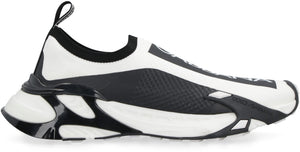 DOLCE & GABBANA Sophisticated Men's Stretch Mesh Fast Sneakers