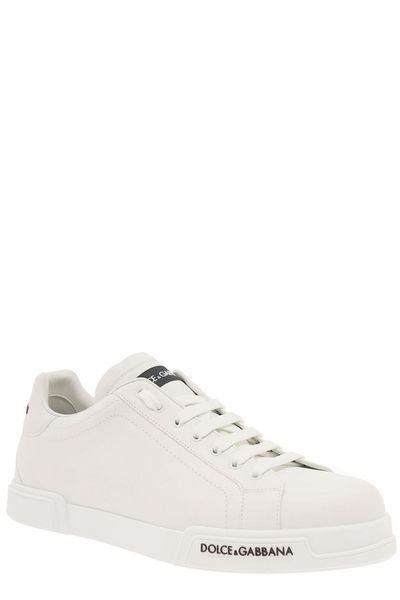 DOLCE & GABBANA Portofino Nappa Leather Sneakers