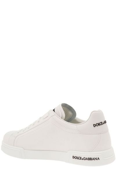 DOLCE & GABBANA Portofino Nappa Leather Sneakers