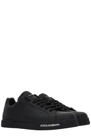 DOLCE & GABBANA Portofino Nappa Leather Sneakers