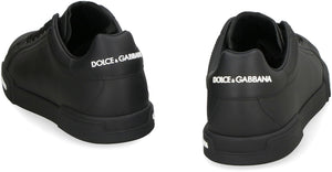 DOLCE & GABBANA Portofino Nappa Leather Sneakers