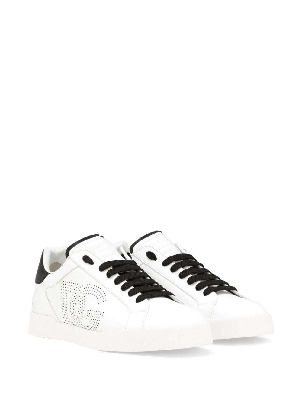 DOLCE & GABBANA Portofino Luxe Leather Sneakers