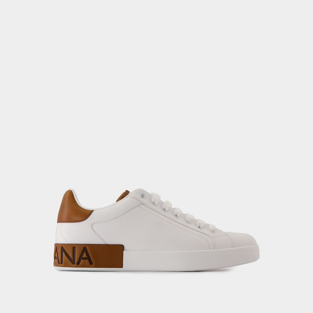 DOLCE & GABBANA Contemporary White Low Top Sneakers