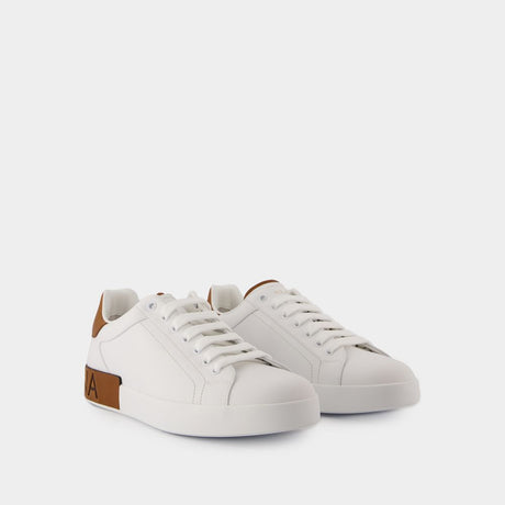 DOLCE & GABBANA Contemporary White Low Top Sneakers