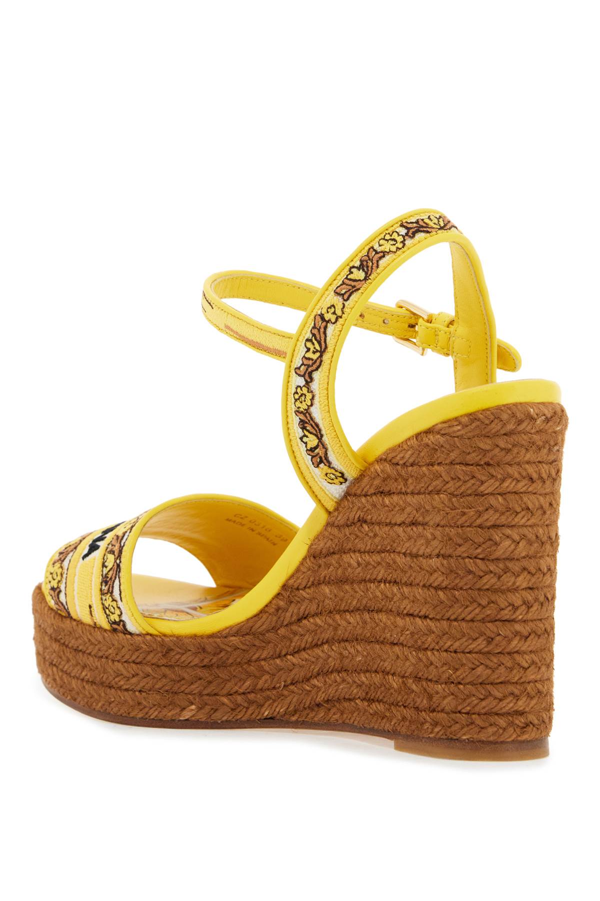 DOLCE & GABBANA Embroidered Wedge Sandals for Women