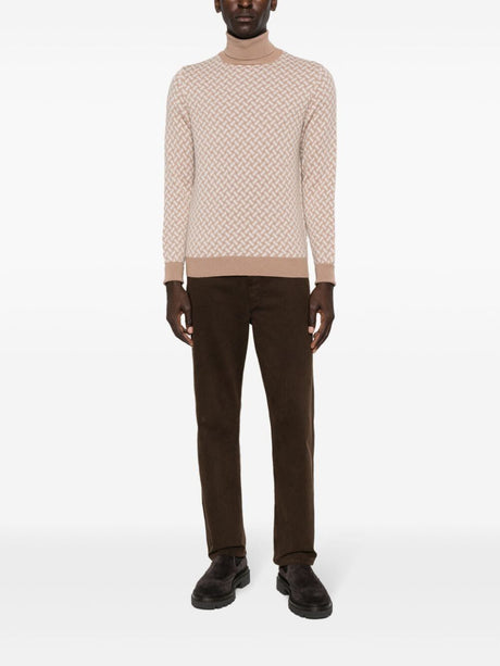 DRUMOHR Cashmere Turtleneck Sweater - Men's Cozy Essential