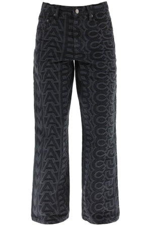 MARC JACOBS Women's Monogram Denim Pants in Black for SS23