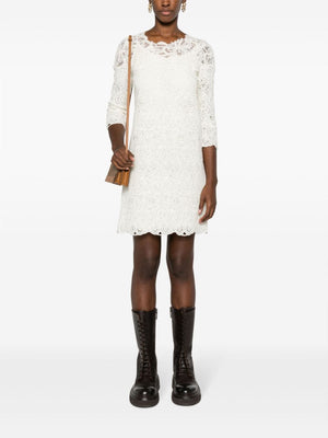 Chic and Sophisticated White Lace Dress