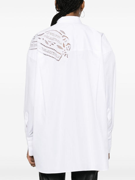 ERMANNO SCERVINO Elegant Embroidered Cotton Shirt