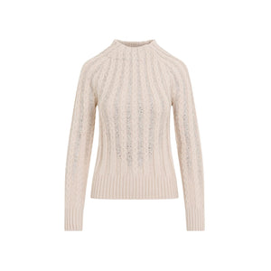 ERMANNO SCERVINO Luxurious Virgin Wool Blend Turtleneck Sweater