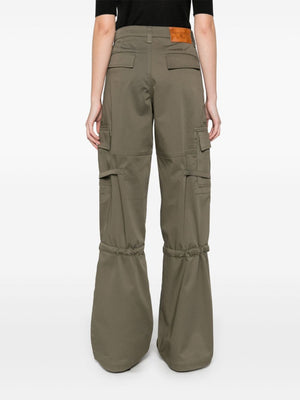 ERMANNO SCERVINO Women's Cargo Trousers with Buckle Fastening