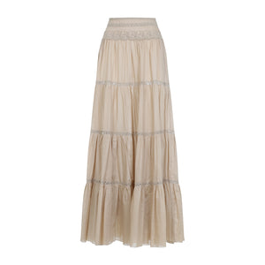 ERMANNO SCERVINO Cotton Long Skirt for Women - Effortless Elegance