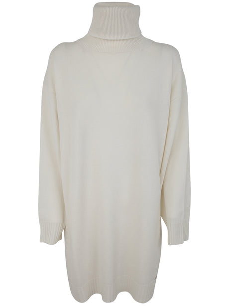 KITON High Neck Cashmere Mini Dress