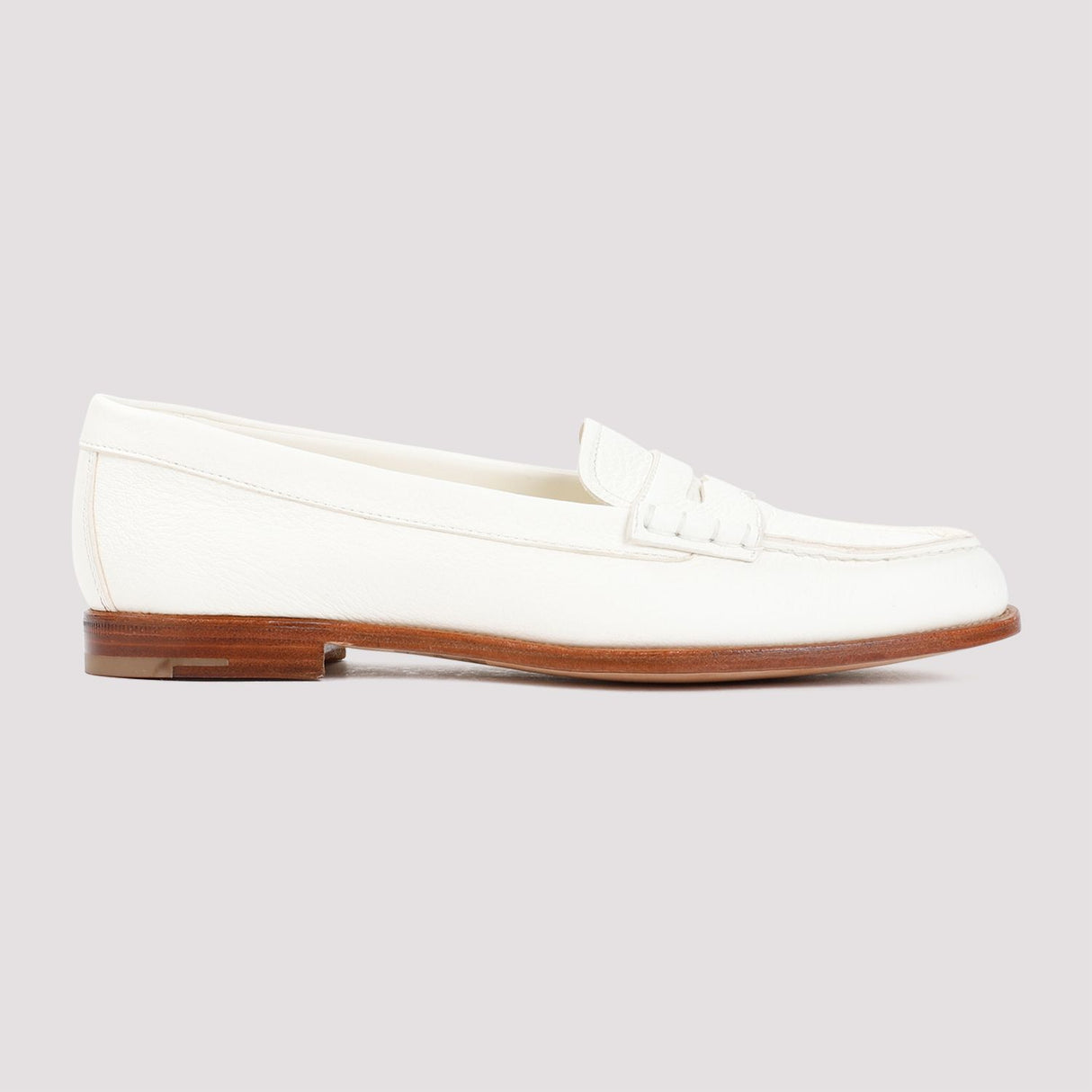 Giày Loafers Da Hươu Màu Da Trần - Bộ sưu tập SS24