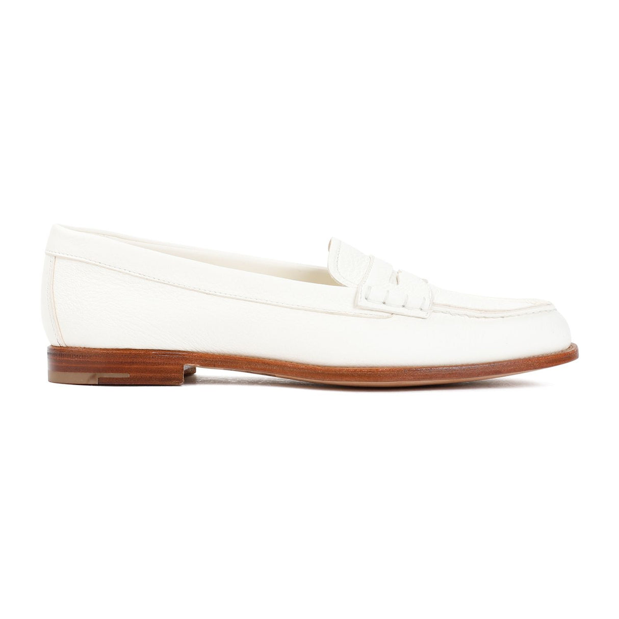 Giày Loafers Da Hươu Màu Da Trần - Bộ sưu tập SS24