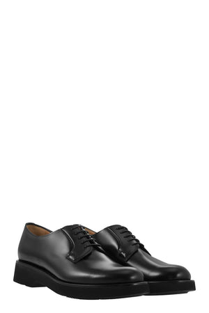 CHURCH'S Black Leather Derby Dress Shoes for Women