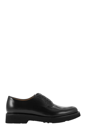 CHURCH'S Black Leather Derby Dress Shoes for Women