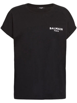 BALMAIN 24FW Women's Gab Blanc Noir Top