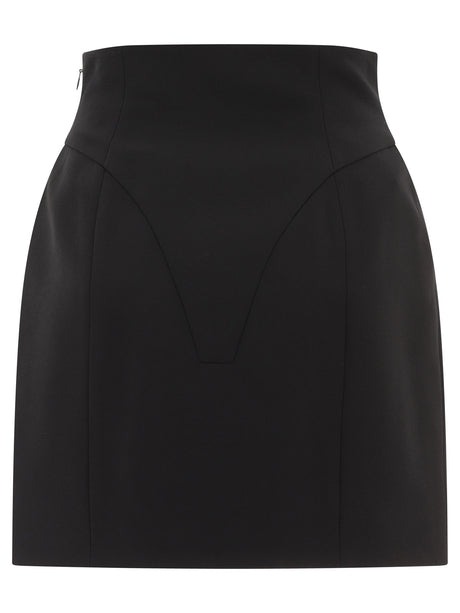 BALMAIN Elegant High Waist Mini Skirt