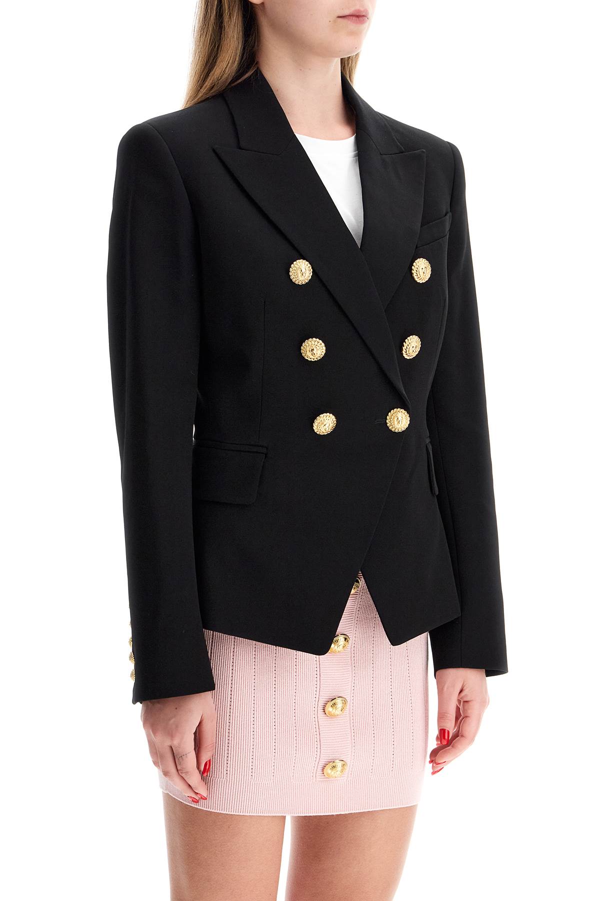 BALMAIN Elegant Six-Button Double-Breasted Jacket