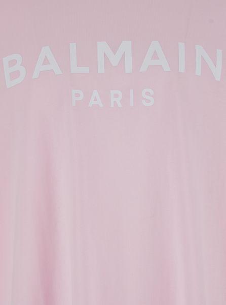 BALMAIN Organic Cotton Logo Tee