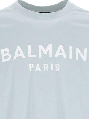 BALMAIN Organic Cotton Logo Tee