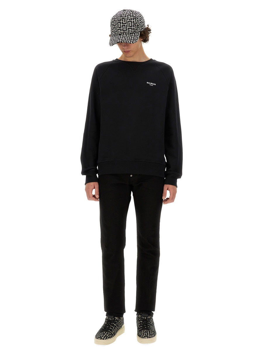 BALMAIN Classic Logo Sweatshirt - Regular Fit