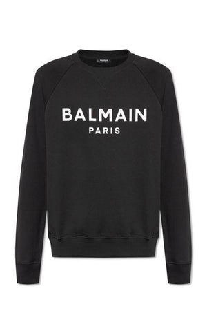 BALMAIN سويت شيرت بطباعة